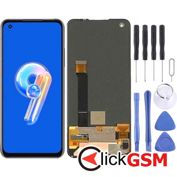 Piesa Display Cu Touchscreen Negru Asus Zenfone 9 2trd