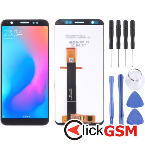 Piesa Piesa Display Cu Touchscreen Negru Asus Zenfone Live L1 25bd