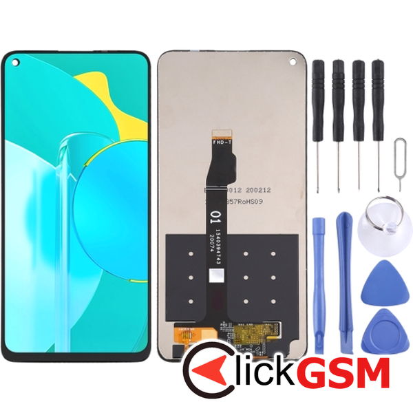 Piesa Piesa Display Cu Touchscreen Negru Huawei Nova 7 Se 5g 2f4m