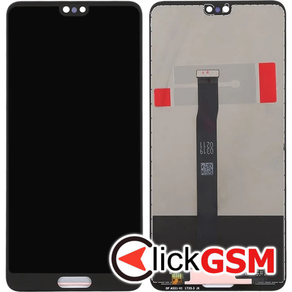 Piesa Display Cu Touchscreen Negru Huawei P20 4ry4