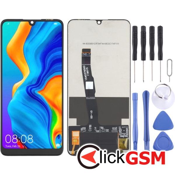 Piesa Piesa Display Cu Touchscreen Negru Huawei P30 Lite 23ph