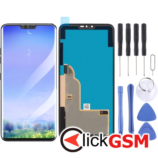 Piesa Display Cu Touchscreen Negru Lg V40 Thinq 26a8