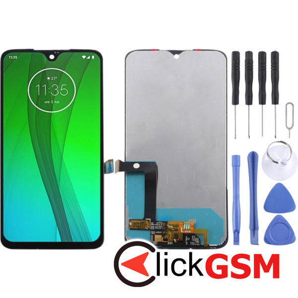 Piesa Display Cu Touchscreen Negru Motorola Moto G7 22tc