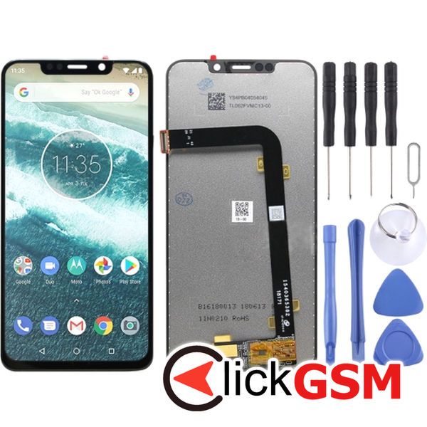 Piesa Piesa Display Cu Touchscreen Negru Motorola One Power 22sq