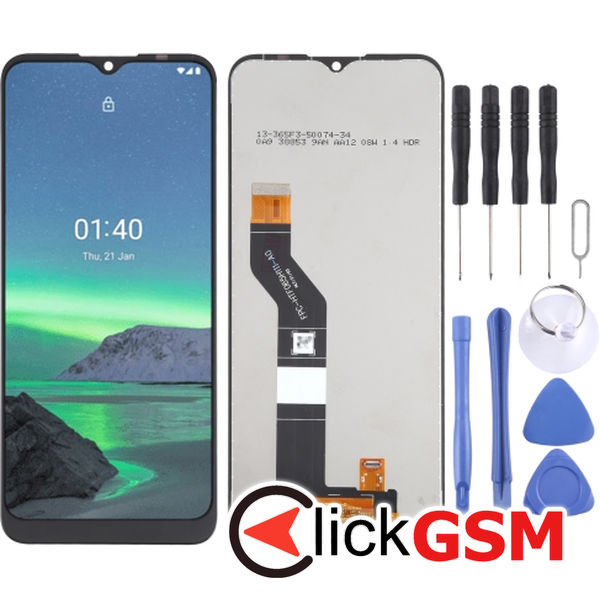 Piesa Piesa Display Cu Touchscreen Negru Nokia 1.4 49nr