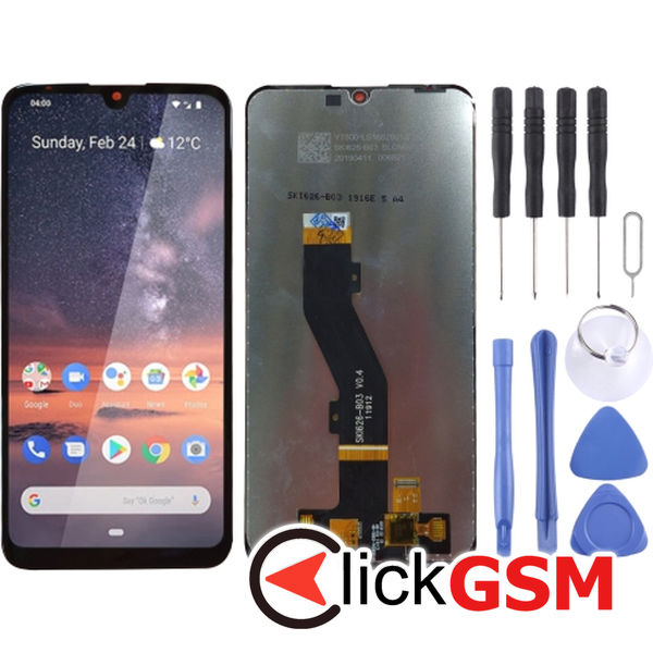 Piesa Display Cu Touchscreen Negru Nokia 3.2 49t0