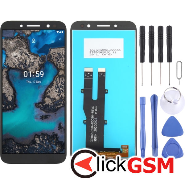 Piesa Display Cu Touchscreen Negru Nokia C1 Plus 49sy