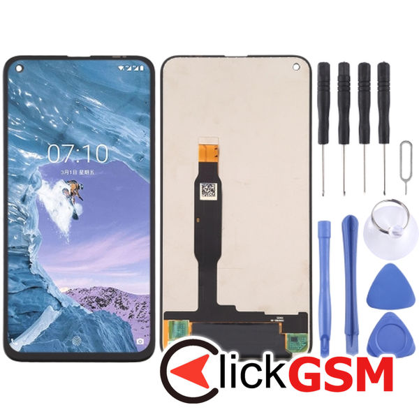 Piesa Piesa Display Cu Touchscreen Negru Nokia X71 49u2