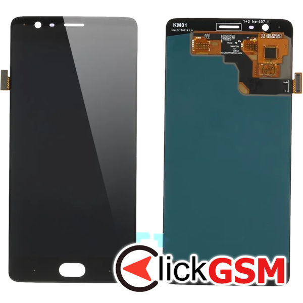 Piesa Piesa Display Cu Touchscreen Negru Oneplus 3t 4tgz