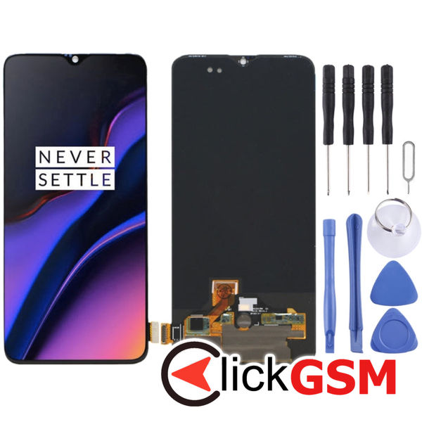 Piesa Display Cu Touchscreen Negru Oneplus 6t 21xm