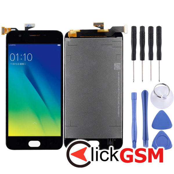 Piesa Display Cu Touchscreen Negru Oppo A57 1xv2