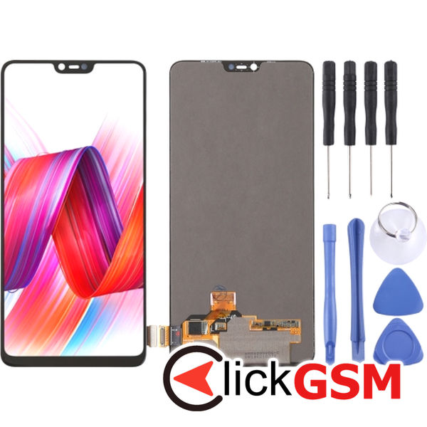 Piesa Piesa Display Cu Touchscreen Negru Oppo R15 1xqy