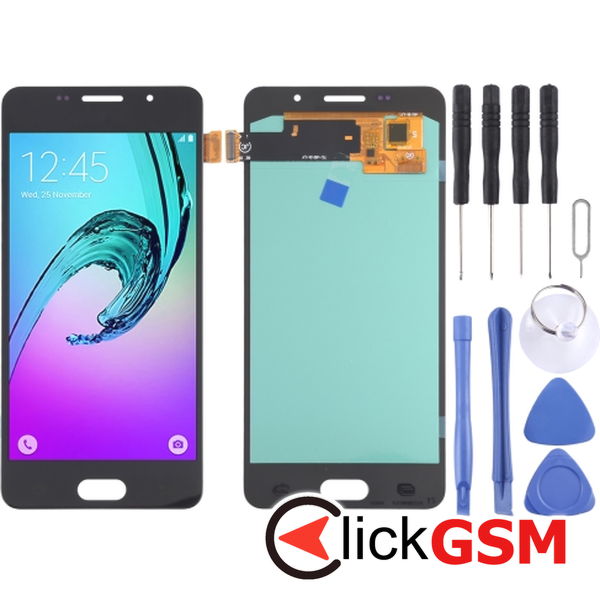 Piesa Piesa Display Cu Touchscreen Negru Samsung Galaxy A5 2016 4ew4