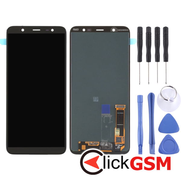 Piesa Piesa Display Cu Touchscreen Negru Samsung Galaxy J8 4eln