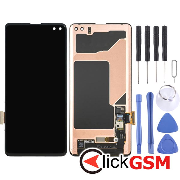 Piesa Piesa Display Cu Touchscreen Negru Samsung Galaxy S10.plus 4enf