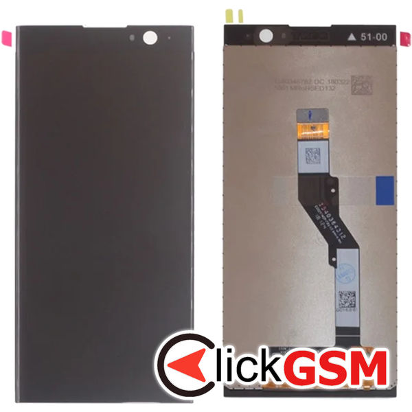 Piesa Piesa Display Cu Touchscreen Negru Sony Xperia Xa2 Plus 4v58