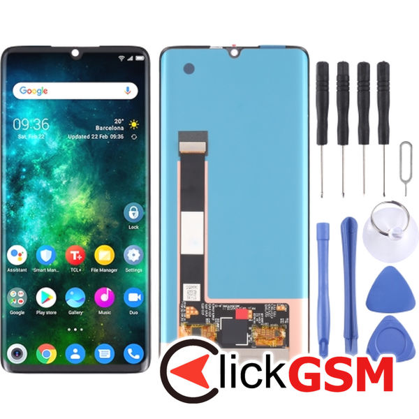 Piesa Piesa Display Cu Touchscreen Negru Tcl 10 Plus 21ma