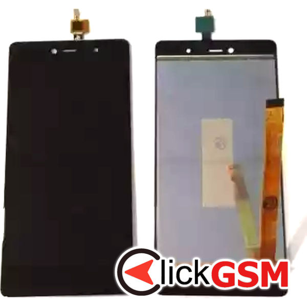 Piesa Piesa Display Cu Touchscreen Negru Wiko Fever 4g 374r