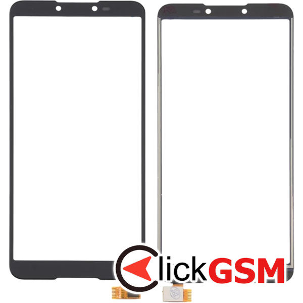 Piesa Display Cu Touchscreen Negru Wiko Y70 4voh