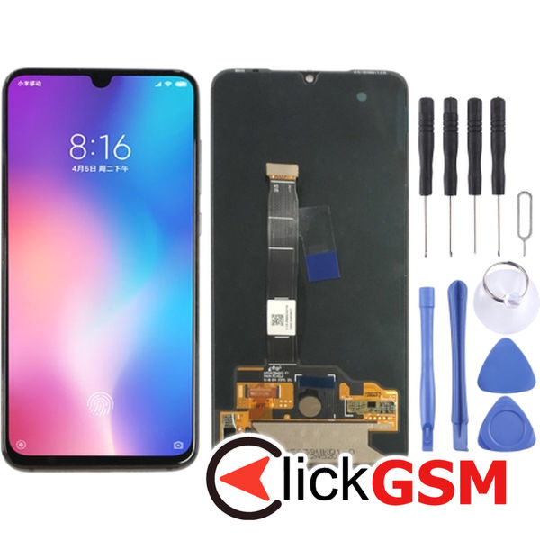 Piesa Display Cu Touchscreen Negru Xiaomi Mi 9 3cmj