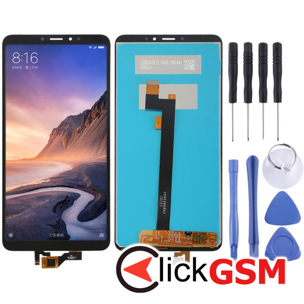 Piesa Display Cu Touchscreen Negru Xiaomi Mi Max 3 25lp