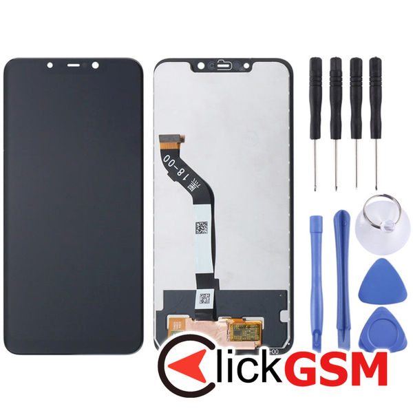 Piesa Display Cu Touchscreen Negru Xiaomi Pocophone F1 25l3