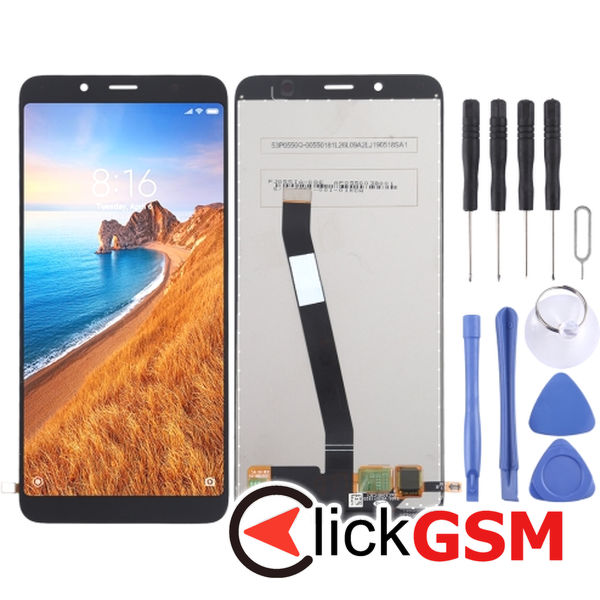 Piesa Display Cu Touchscreen Negru Xiaomi Redmi 7a 25l0