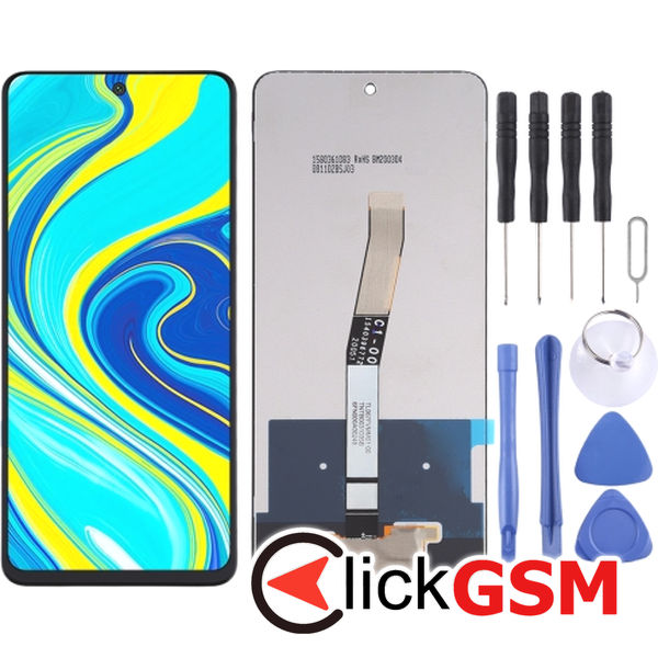 Piesa Display Cu Touchscreen Negru Xiaomi Redmi Note 9s 25kh