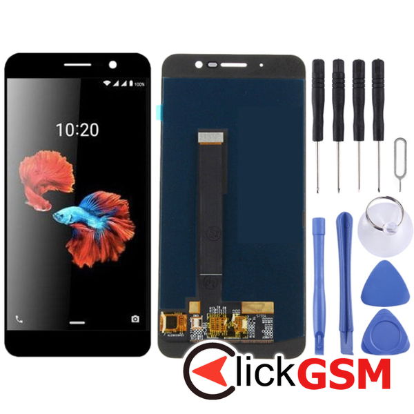 Piesa Display Cu Touchscreen Negru Zte Blade A910 1ybb