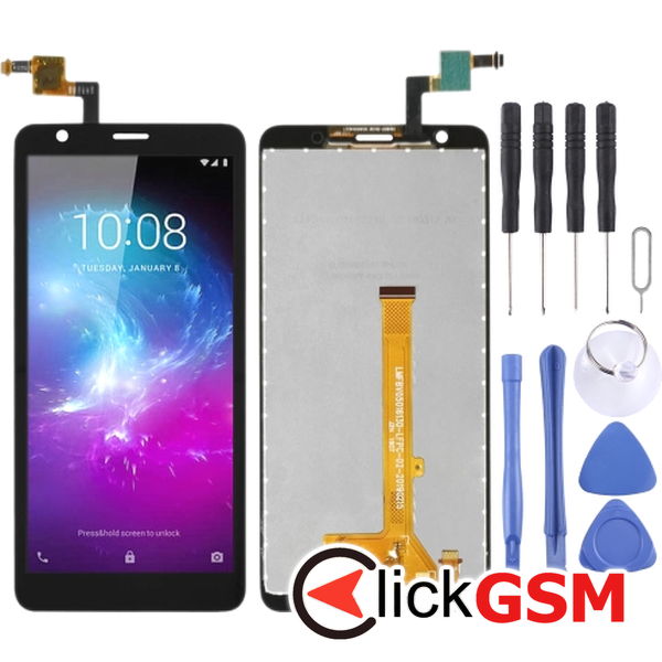 Piesa Display Cu Touchscreen Negru Zte Blade L8 1yb7