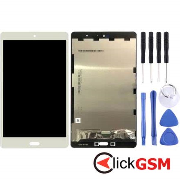 Display cu TouchScreen White Huawei MediaPad M3 Lite 8.0 2f7i
