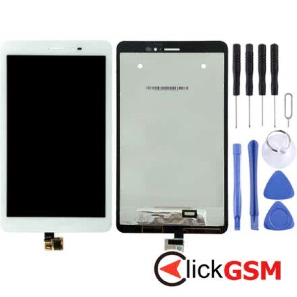 Display cu TouchScreen White Huawei MediaPad T1 8.0 Pro 2f57