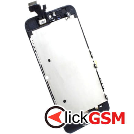 Display iPhone 5 LCD Negru Complet Cu Tablita Metalica Si Conector Amprenta