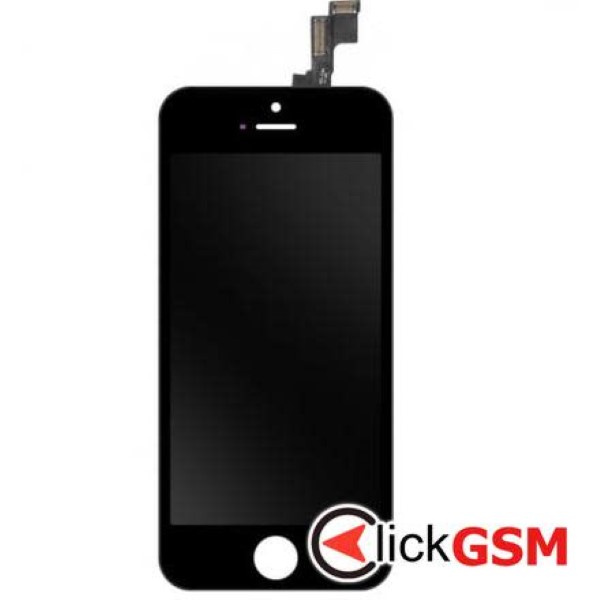 Display cu TouchScreen, Rama Negru Apple iPhone 5s 2w8p
