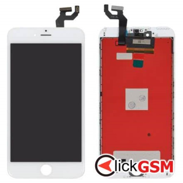 Display cu TouchScreen, Rama Alb Apple iPhone 6s Plus 2wen