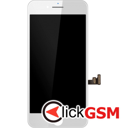 Display cu Touchscreen, Rama Alb Apple iPhone 8 Plus ddc