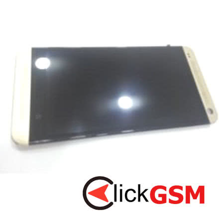 Display cu TouchScreen, Rama Negru HTC One M7 19k2