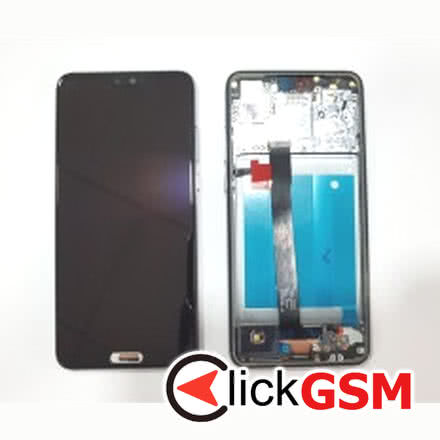 Display cu TouchScreen, Rama Gri Huawei P20 gdb