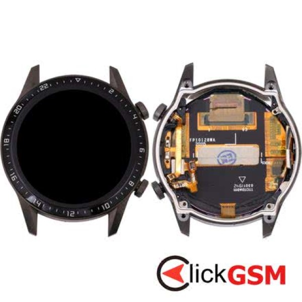 Display cu TouchScreen, Rama Grey Huawei Watch GT2 46mm 2tj6