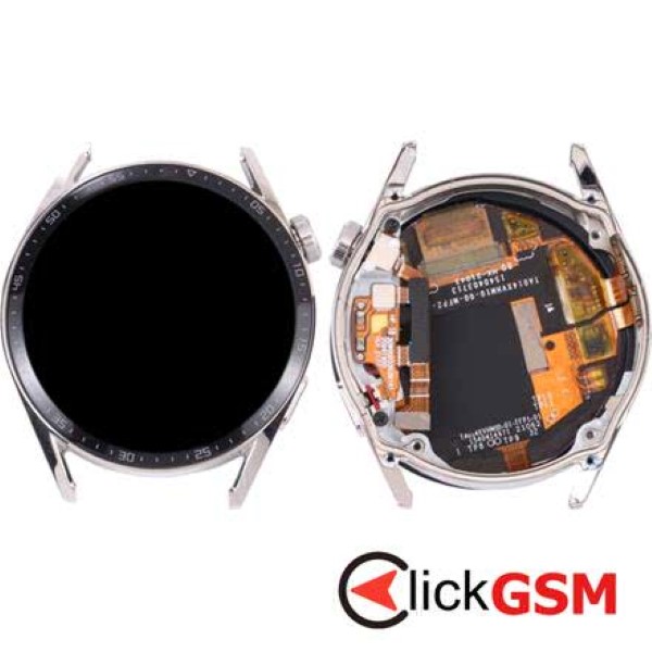 Display cu TouchScreen, Rama Silver Huawei Watch GT3 42mm 23ks