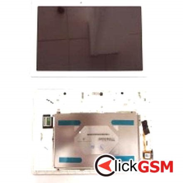 Display cu TouchScreen, Rama Alb Lenovo Tab 2 A10 2k5t