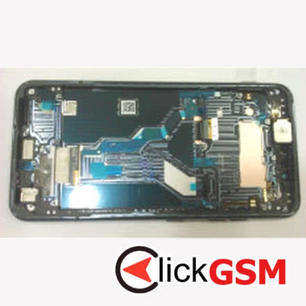 Display cu TouchScreen, Rama Negru LG G8s ThinQ 1gkq