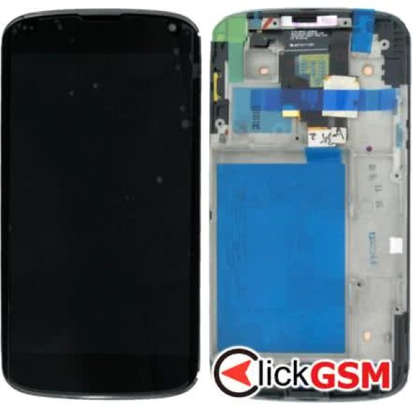 Display cu TouchScreen, Rama Negru LG Google Nexus 4 2g07