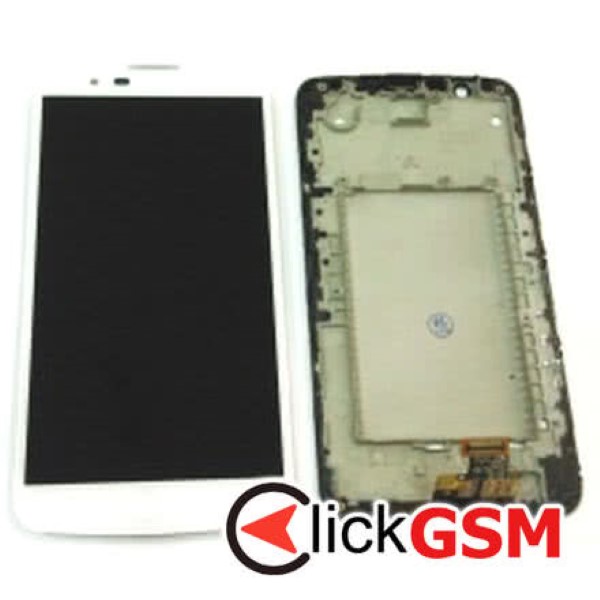 Display cu TouchScreen, Rama Alb LG K10 1h2p