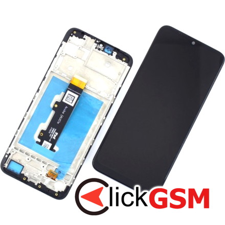Display cu TouchScreen, Rama Negru Motorola Moto E20 1q7s