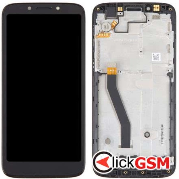 Display cu TouchScreen, Rama Negru Motorola Moto E5 Play Go 2uop