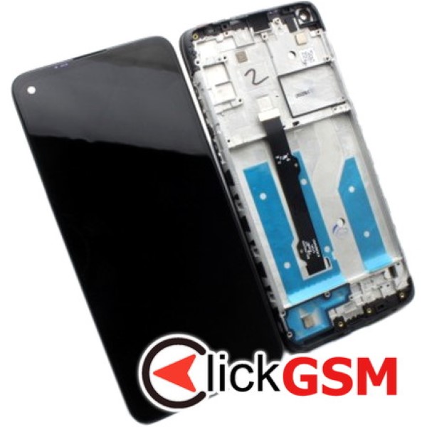 Display cu TouchScreen, Rama Negru Motorola Moto G8 12hp