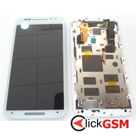 Display cu TouchScreen, Rama Alb Motorola Moto X 2nd Gen 31mu