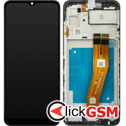 Display cu TouchScreen, Rama Negru Samsung Galaxy A03 2df7