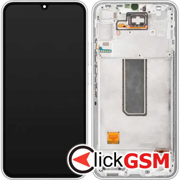 Display cu TouchScreen, Rama Gri Samsung Galaxy A34 5G 2zmr